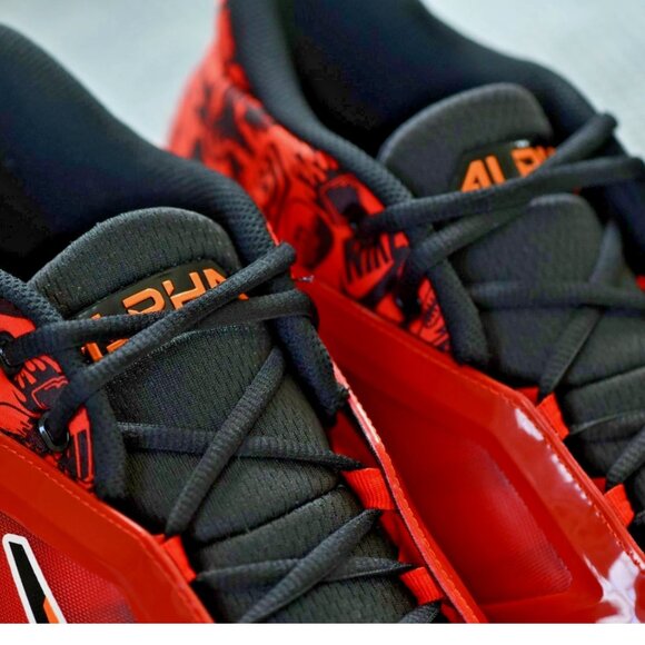 NEW! Size: 15 Men\'s Nike Alpha Menace 4 Pro NRG Football Cleats Red FQ3984-600